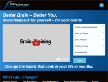 Tablet Screenshot of brain-trainer.com